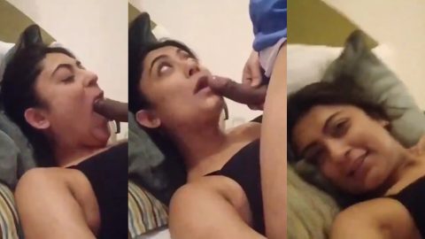 Bhabhi giving blowjob in hotel room