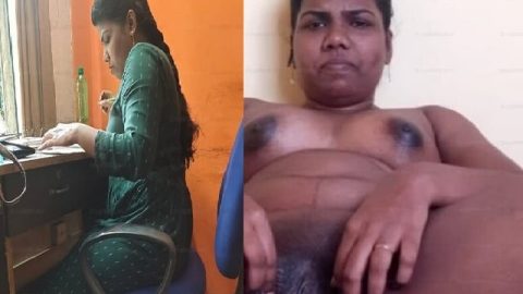 Tamil girlfriend naked video call showing dark nipples