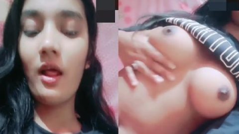 Cute Bengali GF live nude body showing to lover