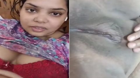 Cute girlfriend black pussy fingering solo nude