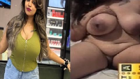 Huge boobs biker girl fingering video call viral MMS