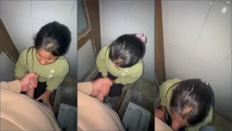 Desi couple bathroom masturbation girl below teasing