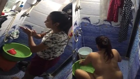 Pony tail bhabhi nude bath caught by neighbor
