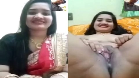 Saree stripping live cam masturbation by horny ex-GF