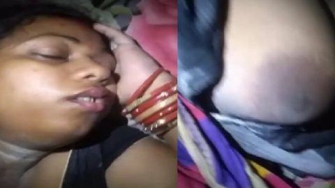 Sleeping mom boobs captured by horny son incest clip