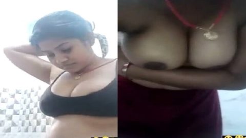 Tanker girlfriend boob show on video call viral MMS