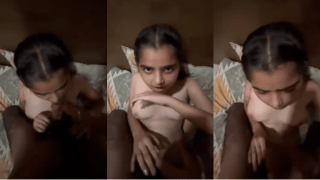 Petite Cute Indian Girl Blowjob Cum