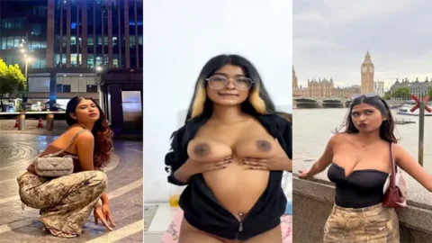 Sexy Indian Insta Influencer Teasing Showing