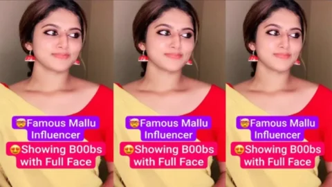 Famous Mallu Influencer Most Demanded Trending Showing Boobs
