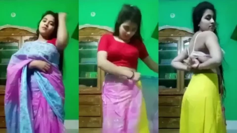 Indian Desi Cute Aunty Sarry Remove Black Hairy Pussy Show