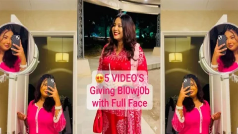 university queen latest viral giving amazing blowjob with full face 2