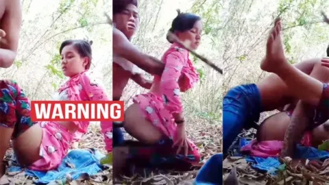 Latest Viral Collage Girl Outdoor Fucked By Lover In Jungol