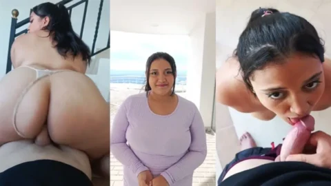 Nri Giving Blowjob Fat Ass Babe Fucked