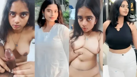 Desi GF MMS giving deep blowjob and getting hard fucked Video MMS