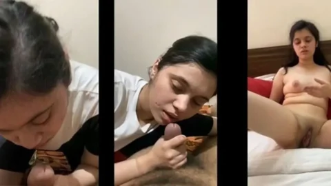 Cute Indian Girl Sucking Dick And Fucking