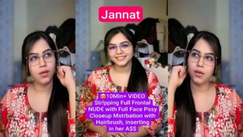 Jannat Beautiful Model Latest Premium Live Stripping