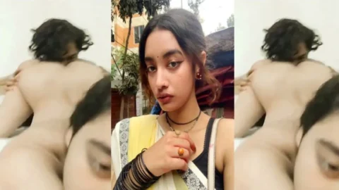 Indian Hot Babe Giving BJ Boobsjob And Hard Doggy Fucking