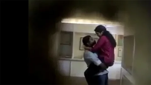 Office Lover Caught In Hidden Cam