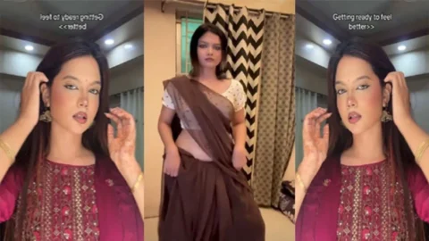 Beautiful Babe Showing With Clear Talking