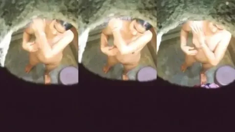 Hidden Cam of Busty Desi Bhabhi Soaping Her Massive Tits and Nude Ass Video MMS