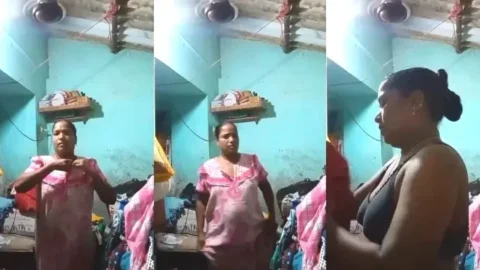 Desi Bhabhi s Huge Boobs Exposed in Clothes Changing MMS Video MMS