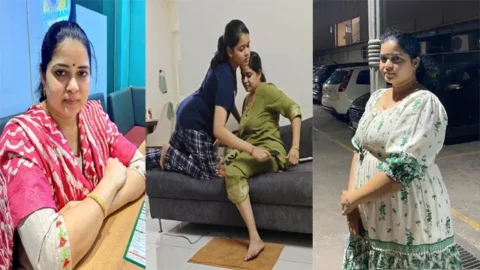 Telugu Young Mom Harika Hot Leaks By Son Video HD