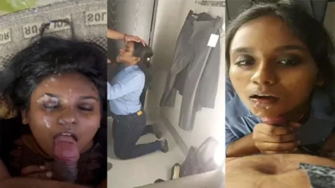 Mallu Office Girl Sloppy Blowjob And Facial