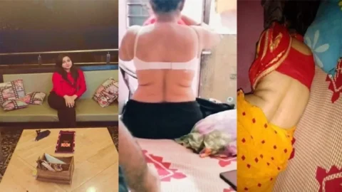 Tharki Indian Step Dad Recording Wife And Stepdaughter