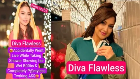 Diva Flawless No Salwar Viral Sensation Accidentally Went Live