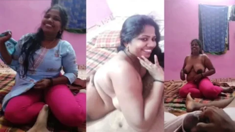 Tamil Beautiful Big Boobs Shy Girl 1st Room Date HD Porn