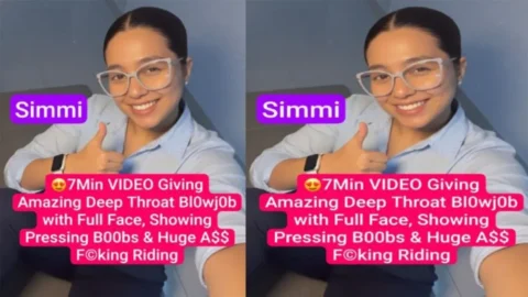 Simmi Beautiful Nri Giving Blowjob Huge Ass Desi Porn MMS