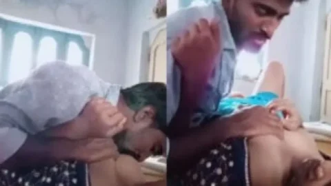 Marathi wife getting her boobs sucked by colleague Desi Porn MMS