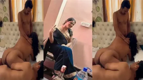 Desi shemale bhabhi ka threesome XXX romance full masti MMS Porn