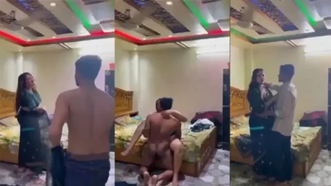 Desi Bhabhis Steamy Affair with Young Lover Exposed MMS Porn