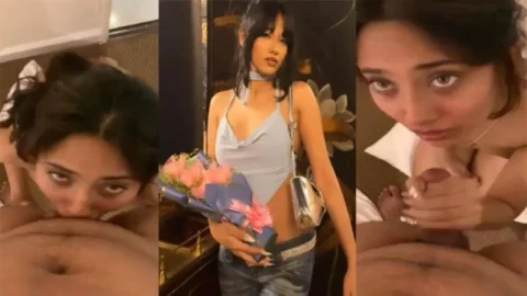 Horny Babe Baddie Sloppy Blowjob Deepthroat Sucking Dick Desi Porn MMS