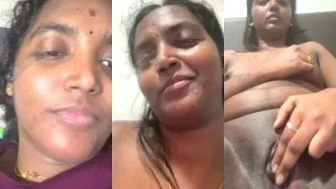 Horny Tamil Girl Leaked MMS Fingering Her Hairy Pussy and Big Boobs Video MMS