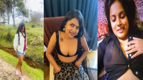 Sri Lankan Busty Girl Hard Fucked in Christmas Costume Desi Porn MMS