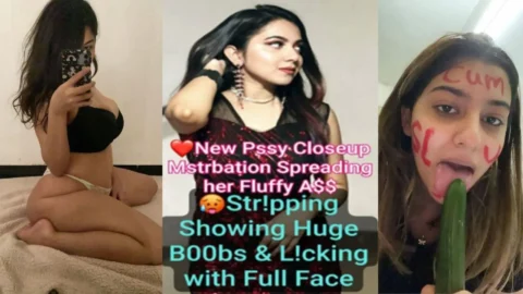 Sambhavna Beautiful Busty Insta Influencer Snapchat Pussy Closeup Masturbation HD Porn