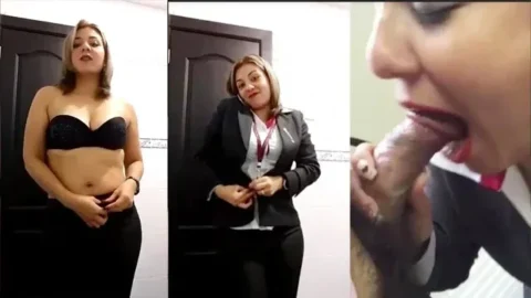 HR Manager Affair With CEO Giving Blowjob Office HD Porn
