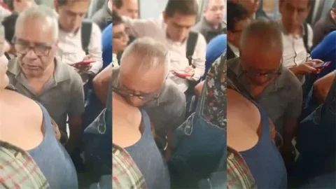 Public Metro Mein Tharki Chacha Yah Kya Kar Diya desisex2 com HD Porn